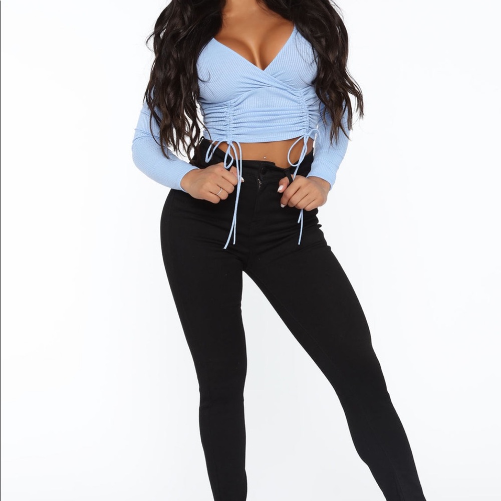 Ruched Crop Top- Brand New